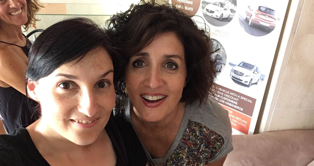 Clara Peñalver y Graziella Moreno