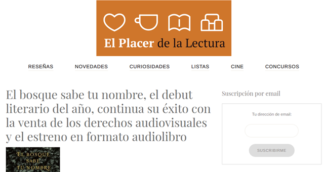 El placer de la lectura