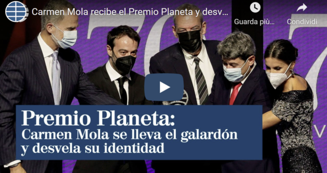 Golpe de efecto del Premio Planeta: corona a Carmen Mola y desvela su identidad