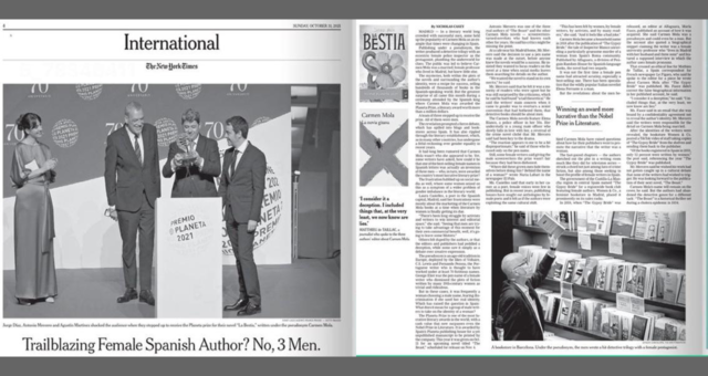 Trailblazing Female Spanish Author? No, 3 Men.